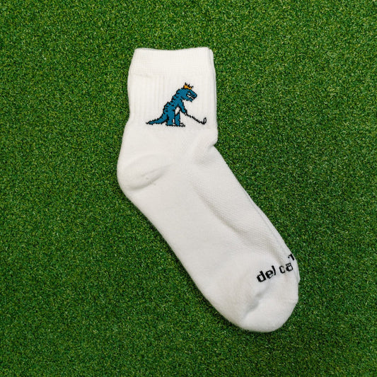 Del Campo Teal Rex Golf Socks