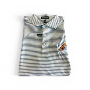 Live Forever Golf Light Green Stripe Polo