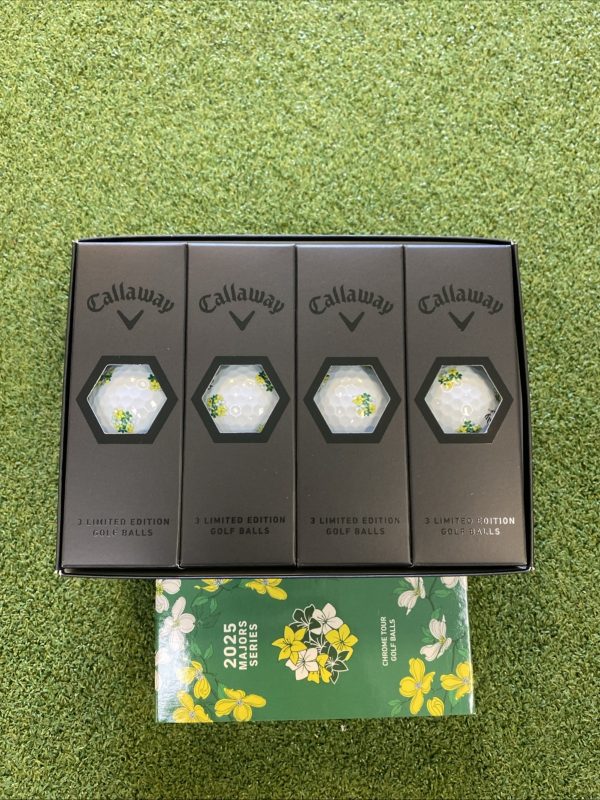 Callaway Chrome Tour Limited Edition 1 Dz Golf Balls Masters