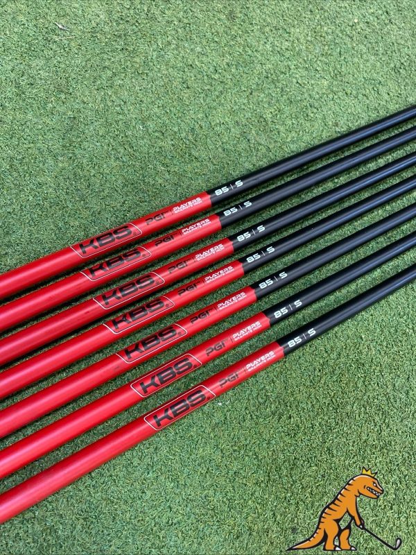 KBS PGI Iron Set Shafts 85g Graphite Stiff Flex .370 Players Graphite