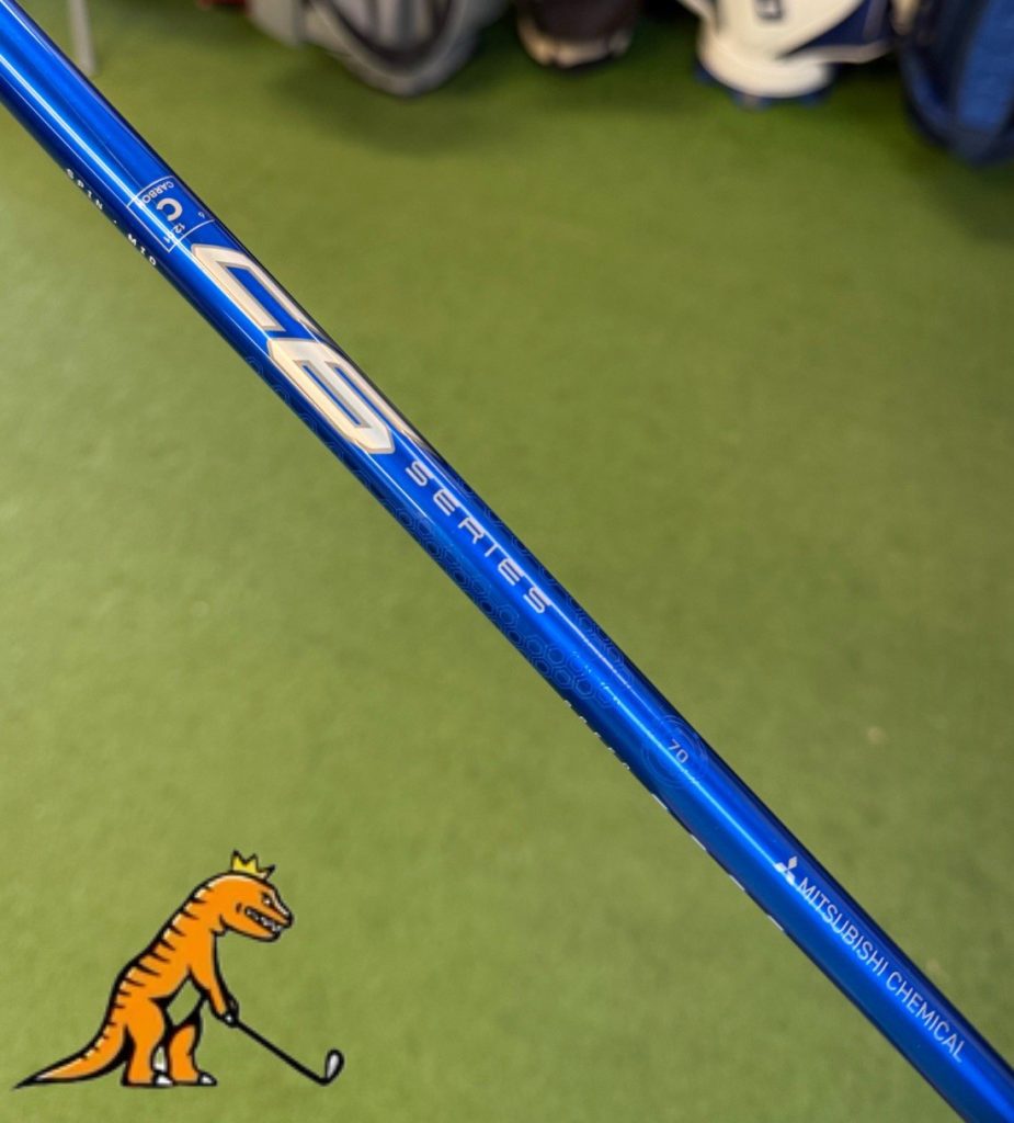 Mitsubishi C6 Series Blue golf shaft 70g X-Flex New Uncut