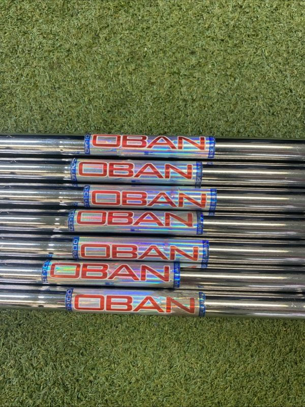 OBAN CT-100 Iron Set Shafts 4-PW 100g Stiff Flex Steel .350 - Image 3
