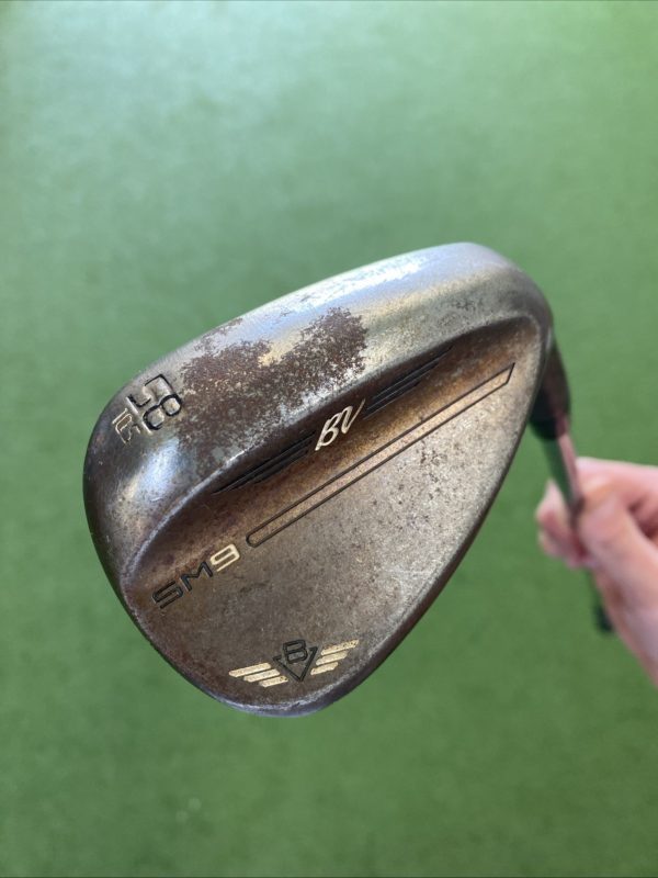 RH Titleist Vokey Wedge Works SM9 Raw 58.10* Lob Wedge NS Pro Modus Steel