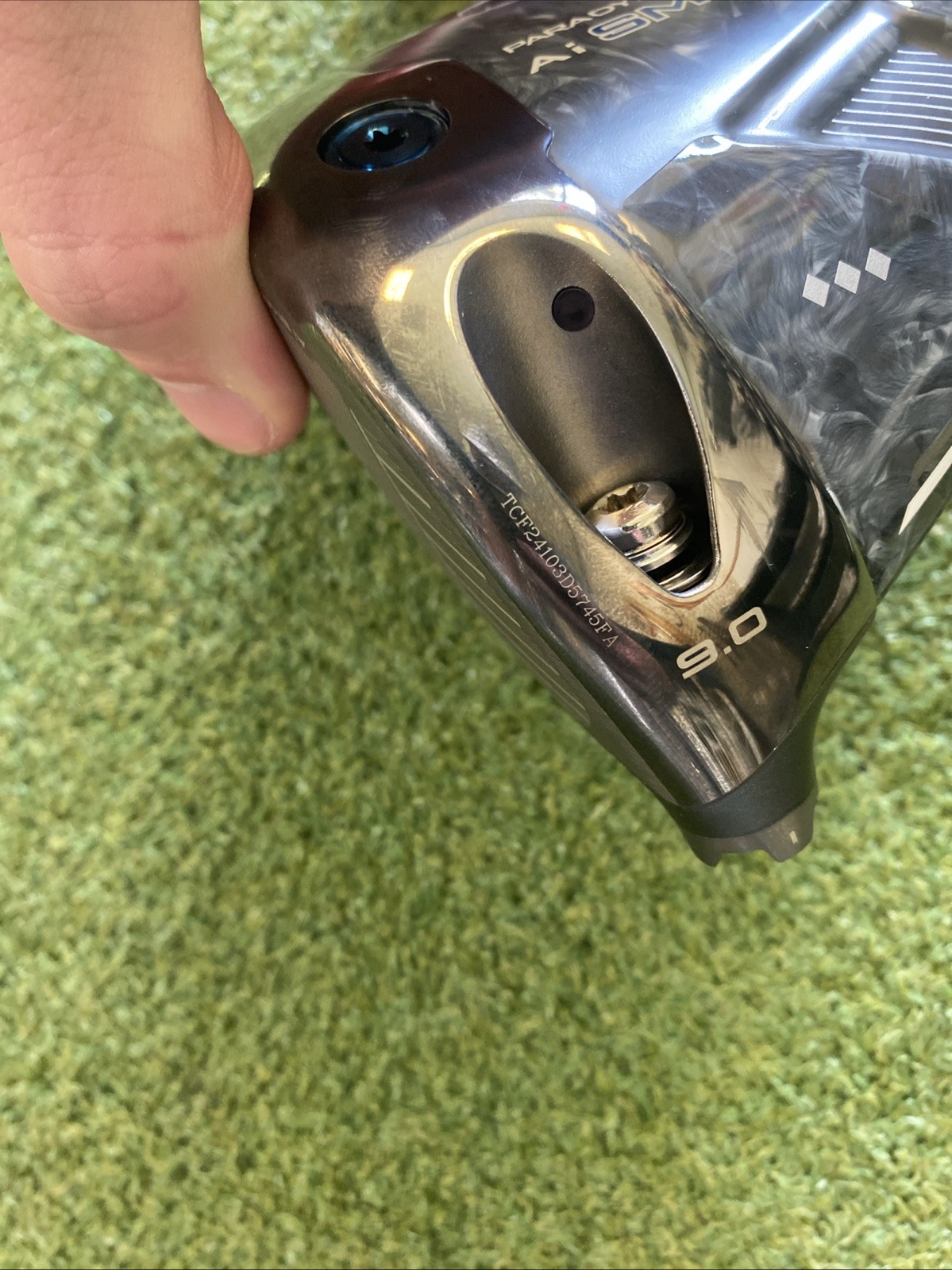 Tour Issue LH Callaway Ai Smoke Triple Diamond 9* Driver Head Only TC - Image 4