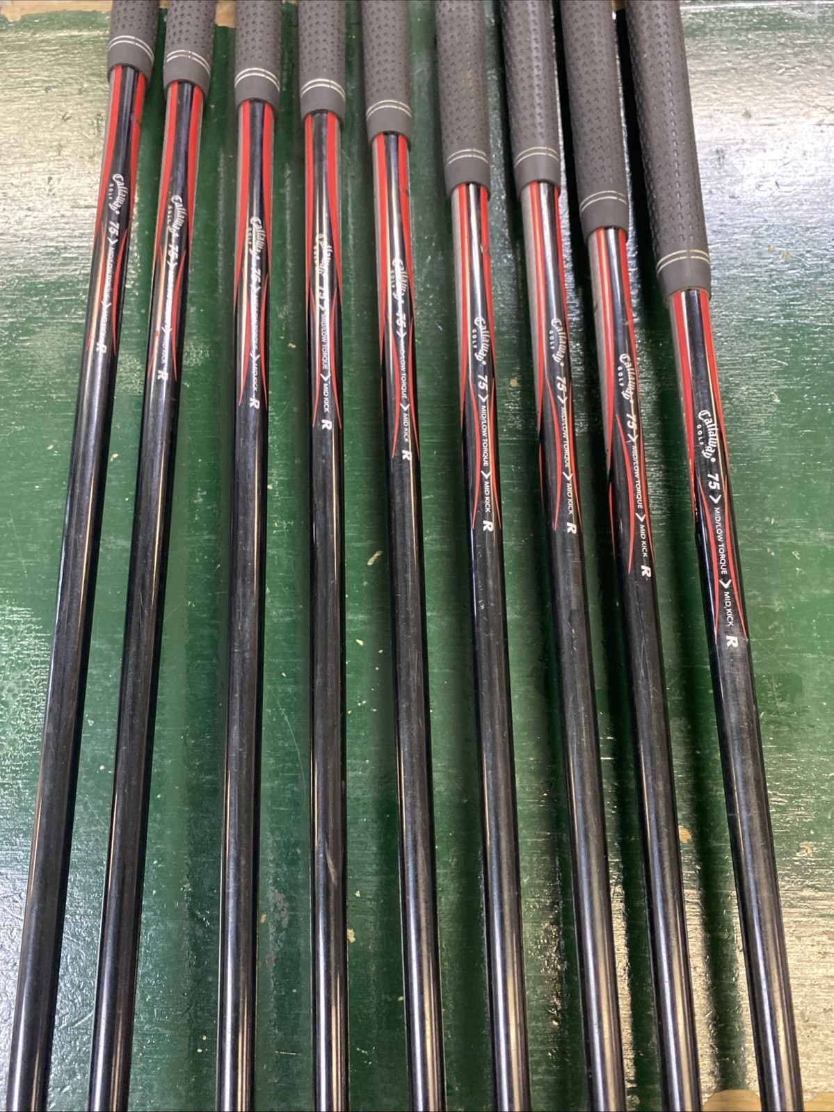 Used Callaway Big Bertha Iron Set 4-PW-SW-LW 75g Graphite Regular Flex - Image 12