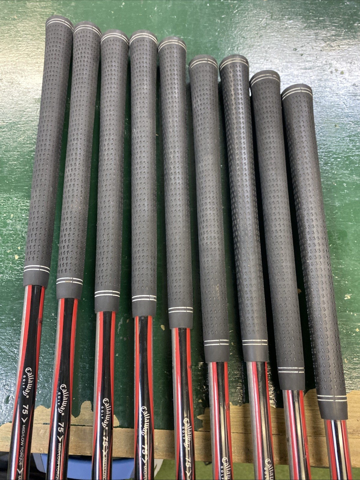 Used Callaway Big Bertha Iron Set 4-PW-SW-LW 75g Graphite Regular Flex - Image 13