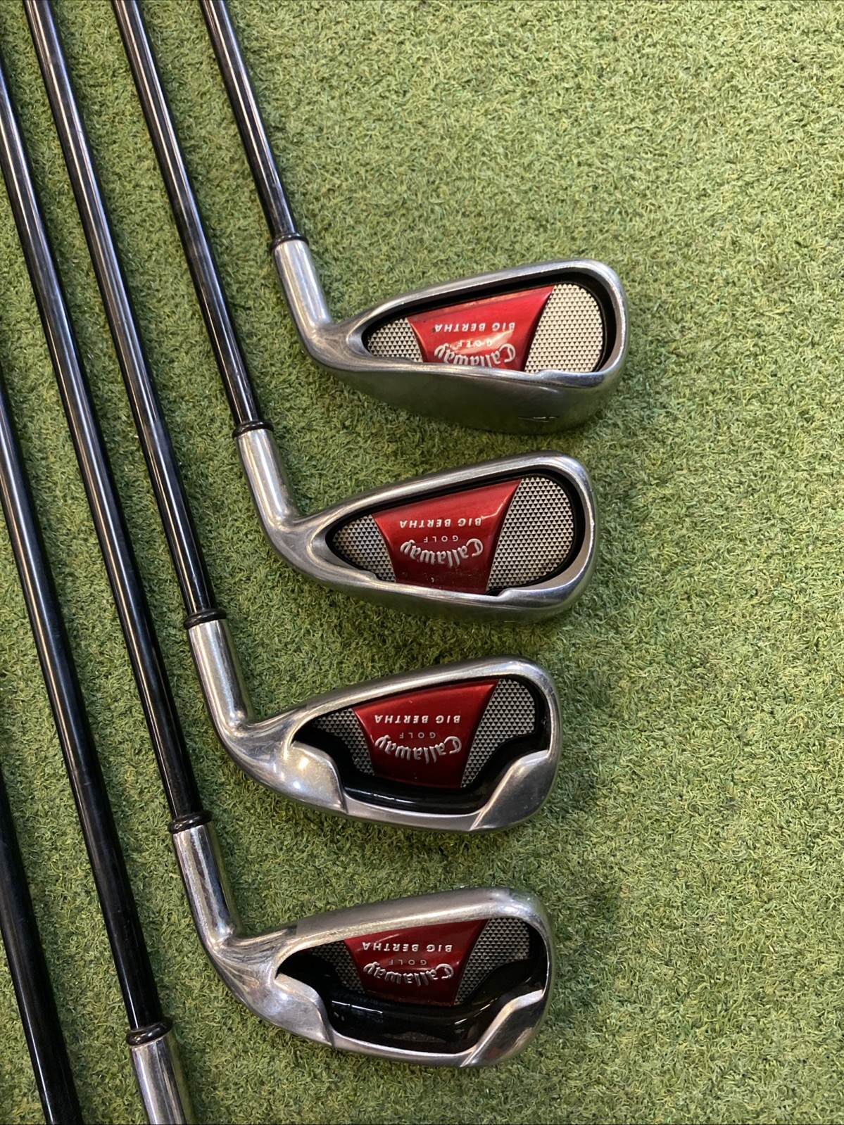 Used Callaway Big Bertha Iron Set 4-PW-SW-LW 75g Graphite Regular Flex - Image 4