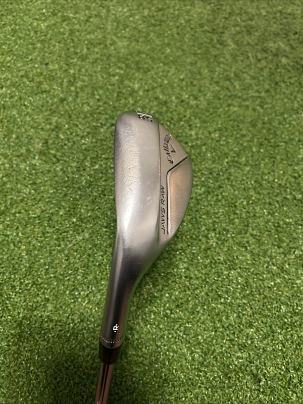 Used-LH-Callaway-Jaws-Raw-5812-Lob-Wedge-Dynamic-Gold-Tour-Issue-S400-Steel-356033451590-3