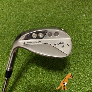 Used-LH-Callaway-Jaws-Raw-5812-Lob-Wedge-Dynamic-Gold-Tour-Issue-S400-Steel-356033451590