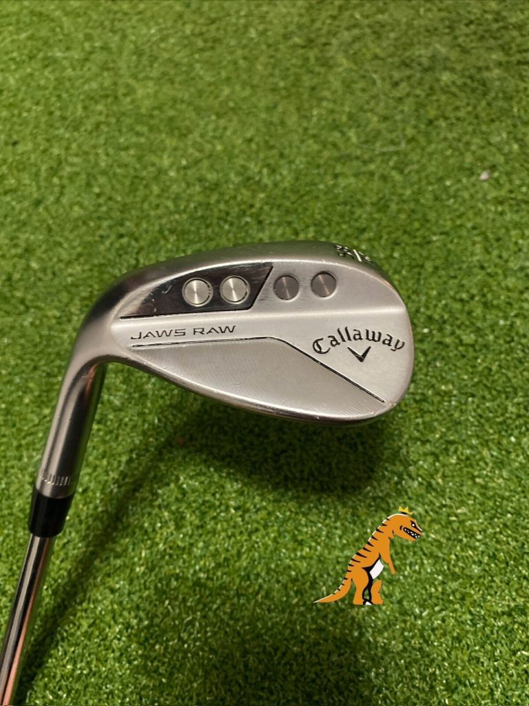 Used-LH-Callaway-Jaws-Raw-5812-Lob-Wedge-Dynamic-Gold-Tour-Issue-S400-Steel-356033451590
