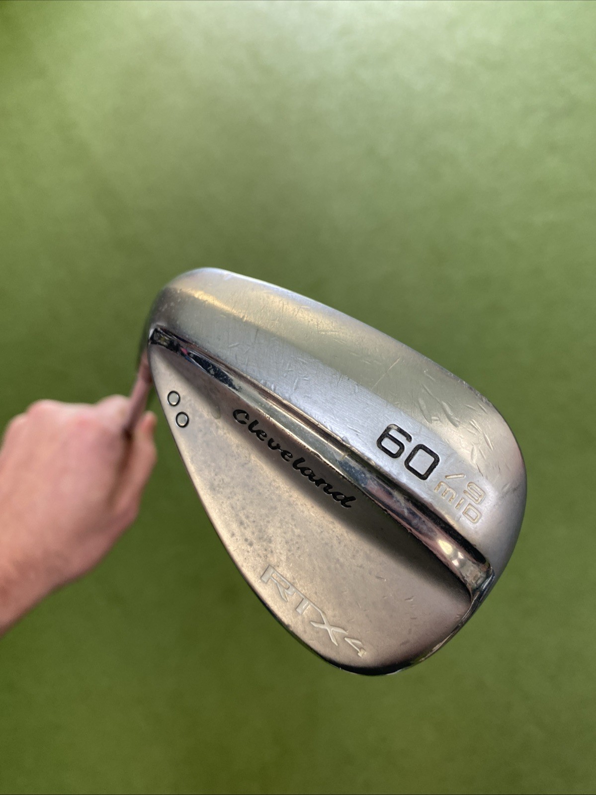 Used LH Cleveland RTX4 60.09* Lob Wedge Dynamic Gold Tour Issue S400 Steel - Image 3