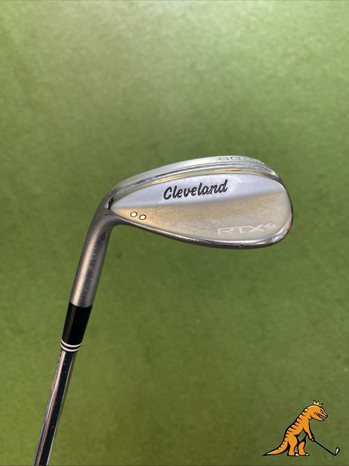 Used LH Cleveland RTX4 60.09* Lob Wedge Dynamic Gold Tour Issue S400 Steel