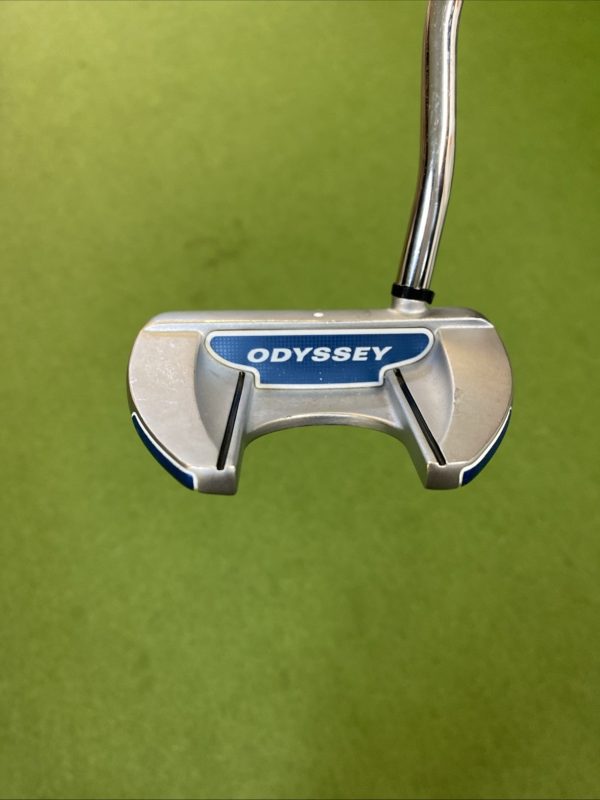 Used LH Odyssey White Hot RX V-Line Fang 33” Mallet Putter - Image 5