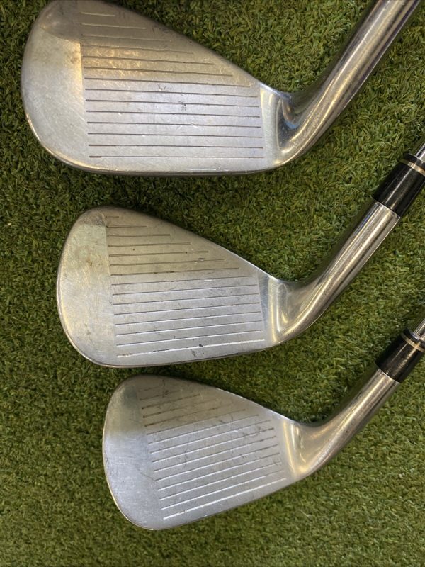 Used RH Adams Idea a4R Iron Set 5-Gap Wedge Regular Flex Steel *No P Wedge