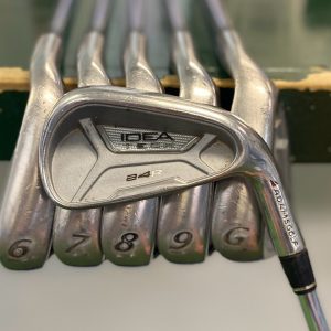 Used RH Adams Idea a4R Iron Set 5-Gap Wedge Regular Flex Steel *No P Wedge