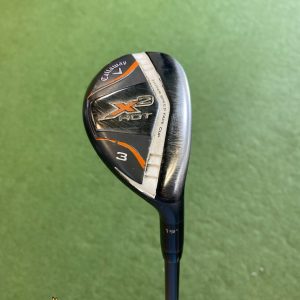 Used RH Callaway X2 Hot 19* 3 Hybrid Aldila Tour Graphite Regular Flex 3H