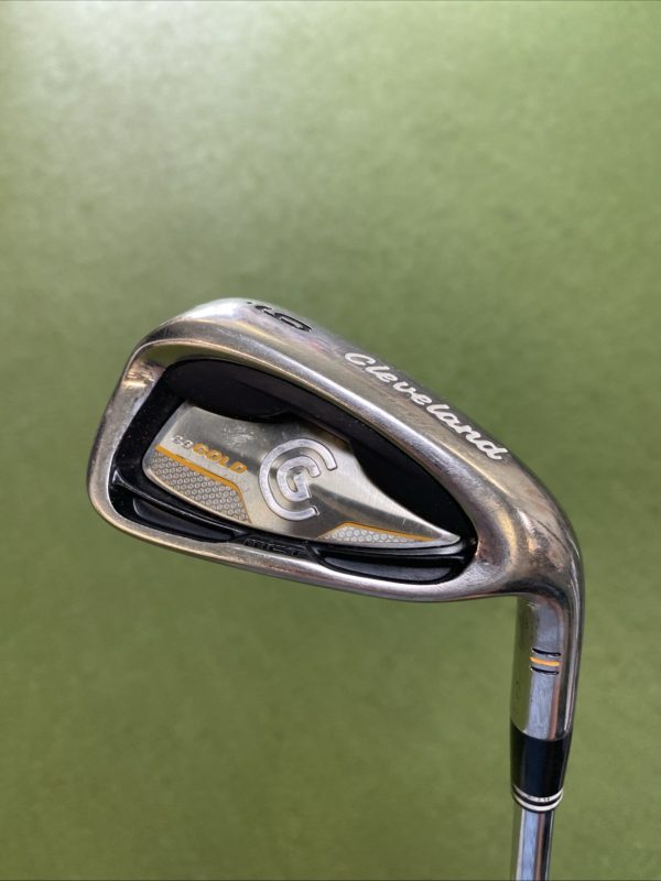 Used RH Cleveland CG Gold Iron Set 4-PW-GW True Temper Uniflex Steel