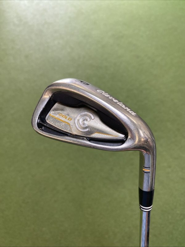Used RH Cleveland CG Gold Iron Set 4-PW-GW True Temper Uniflex Steel