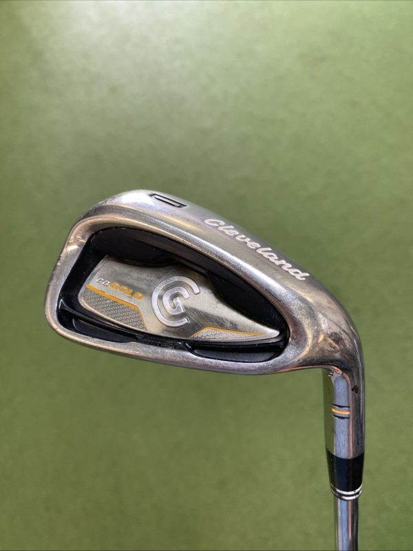 Used RH Cleveland CG Gold Iron Set 4-PW-GW True Temper Uniflex Steel