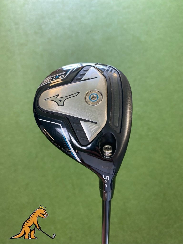 Used RH Mizuno ST-G Titanium 18* 5-Wood HZRDUS RDX Smoke 75g Graphite Stiff Flex