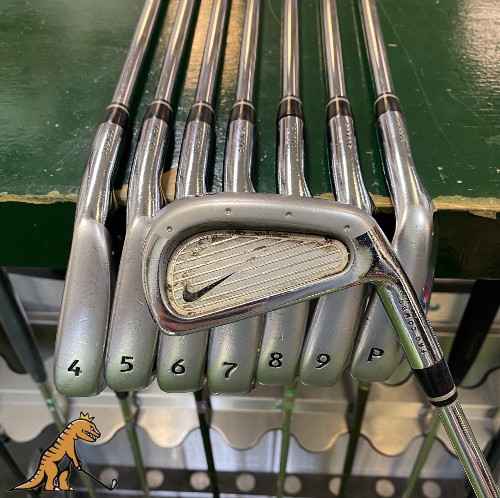 Used RH Nike Pro Combo Iron Set 3-PW Speed Step Regular Flex Steel