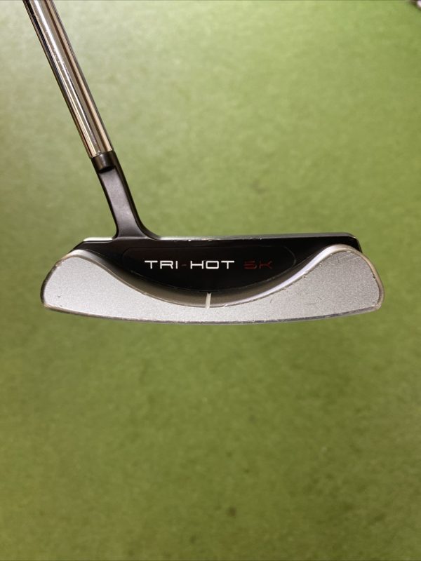 Used RH Odyssey Tri Hot 5K 34” Blade Putter + HC