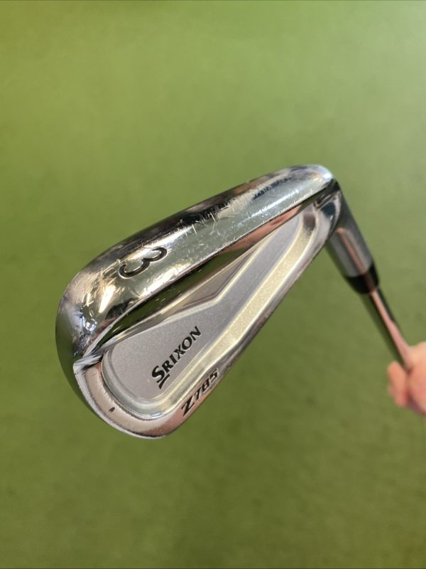 Used RH Srixon Z 785 Forged 3 Iron Dynamic Gold Tour Issue Stiff Flex Steel