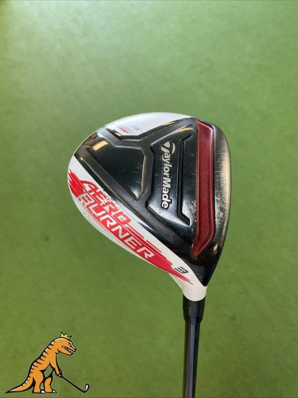 Used RH TaylorMade Aeroburner 15* 3-Wood Speeder Evolution Graphite Stiff Flex