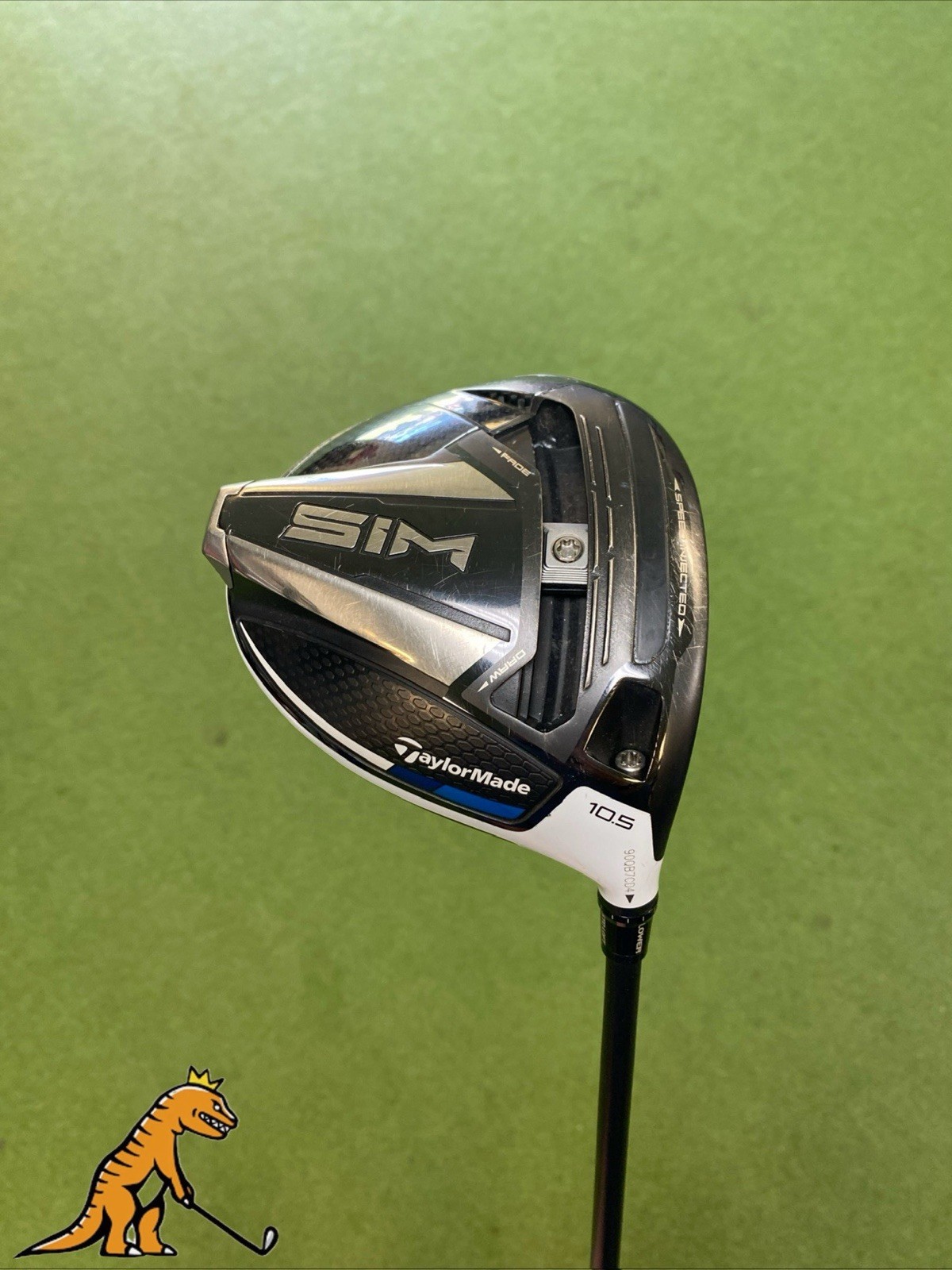 Used RH TaylorMade SIM 10.5* Driver HZRDUS Red 60g Graphite Regular Flex