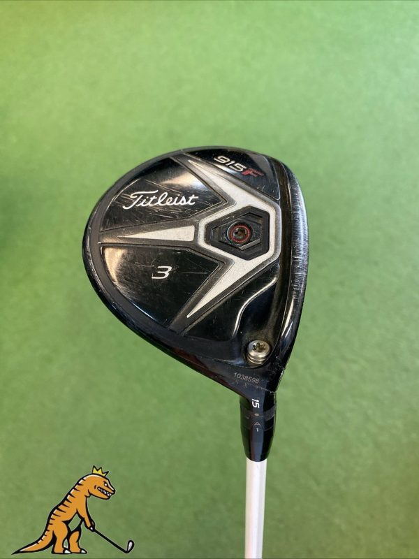 Used RH Titleist 915F 15* 3-Wood Aldila Rogue 95 MSI 80g Graphite Stiff Flex