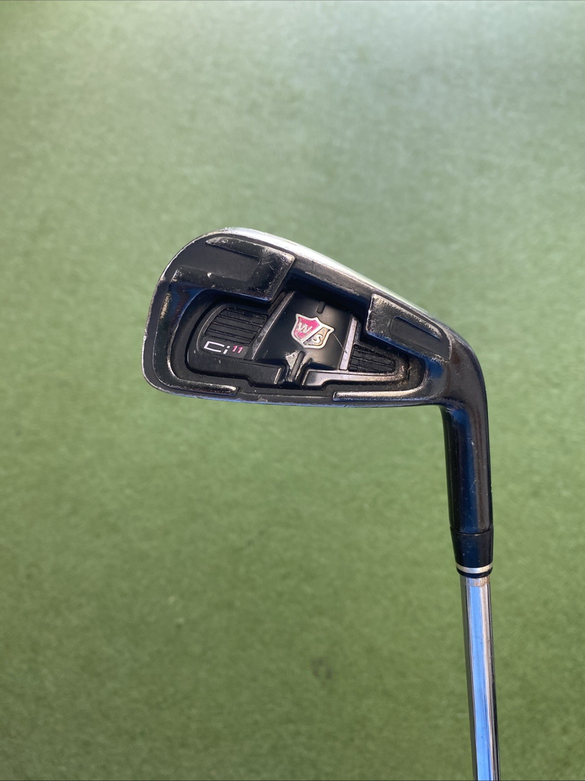 Used RH Wilson Staff Ci11 Black Iron Set 4-PW True Temper Steel Regular Flex - Image 3