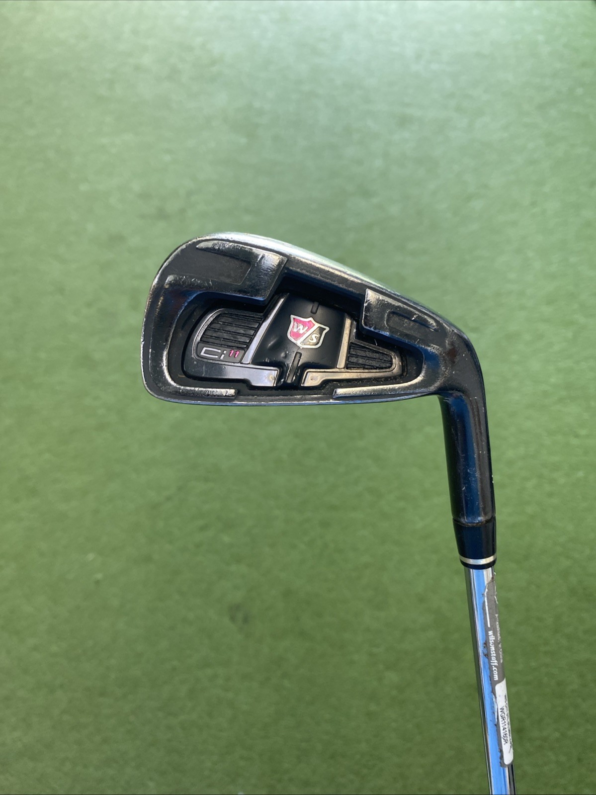 Used RH Wilson Staff Ci11 Black Iron Set 4-PW True Temper Steel Regular Flex - Image 5