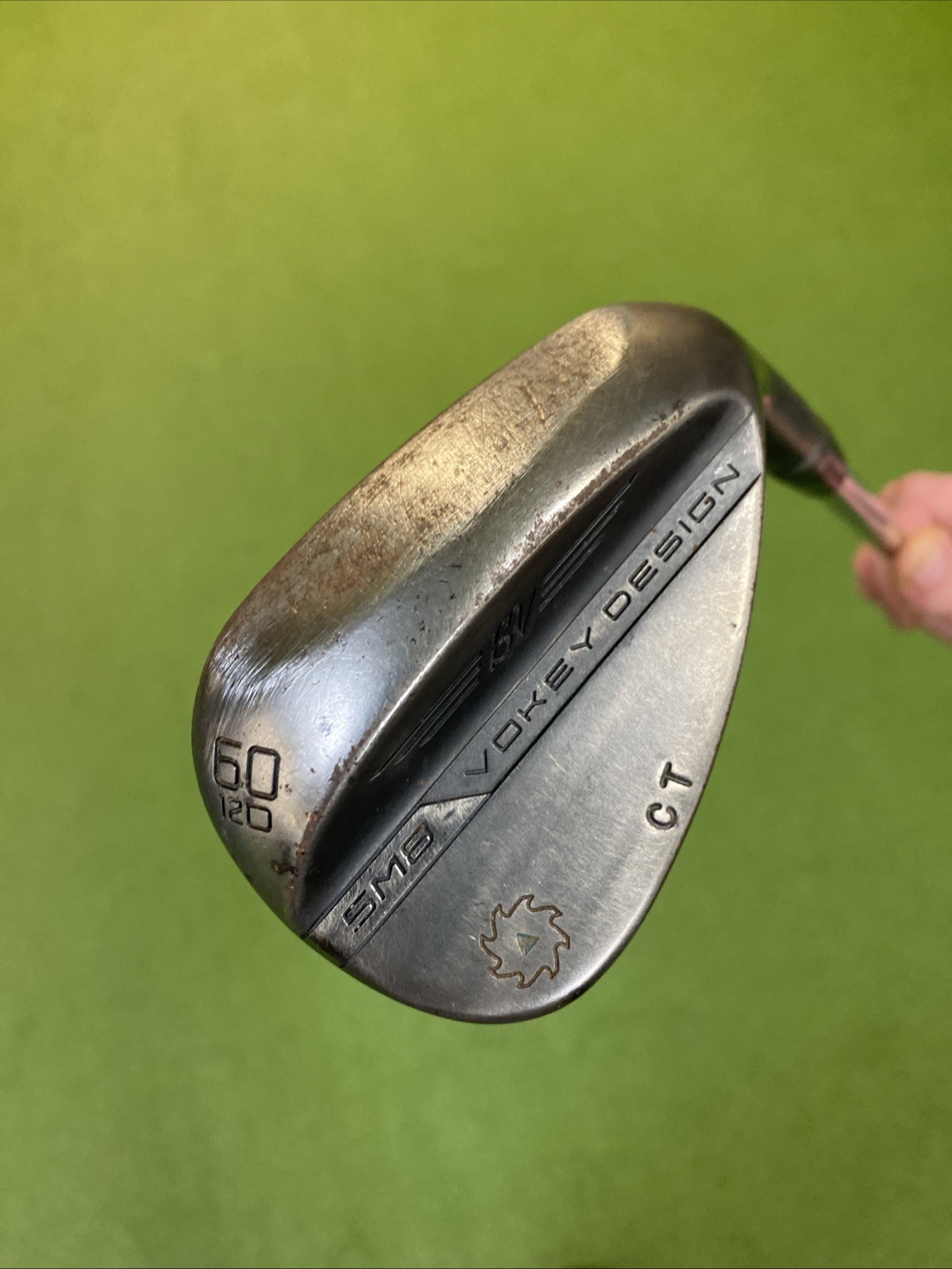 Used Titleist Vokey SM8 Jet Black 60.12* Lob Wedge BV Steel Wedge Flex - Image 3