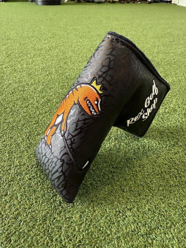 Custom Rex Golf Putter Headcover Concrete Black On Black Print Limited Edition
