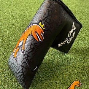 Custom Rex Golf Putter Headcover Concrete Black On Black Print Limited Edition