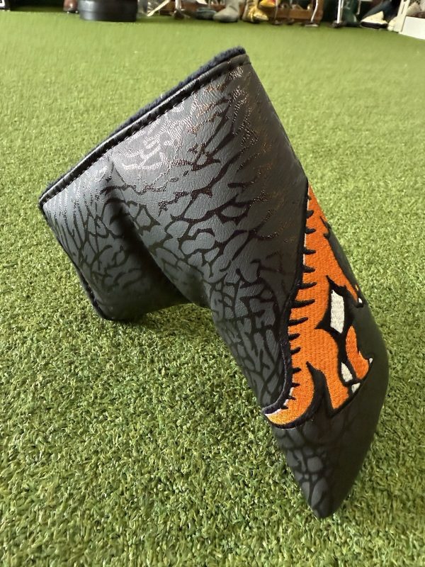 Custom Rex Golf Putter Headcover Concrete Black On Black Print Limited Edition