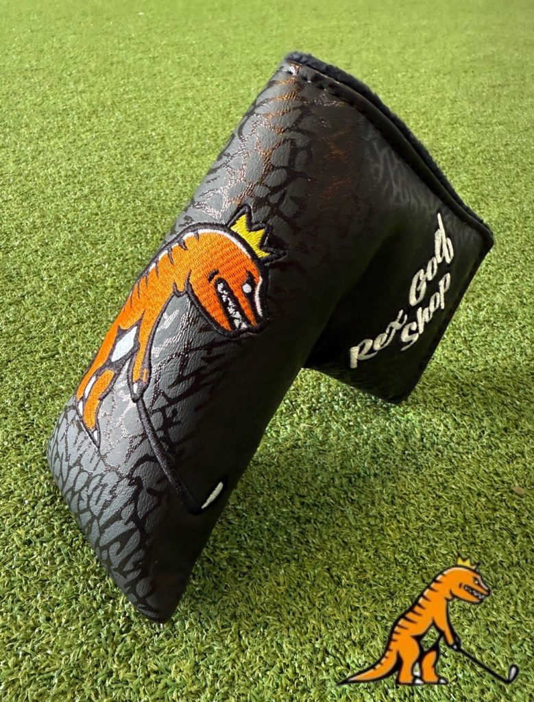 Custom Rex Golf Putter Headcover Concrete Black On Black Print Limited Edition