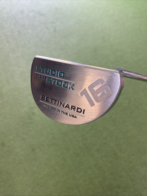 RH Bettinardi Studio Stock 16 303 SS 34” Mallet Putter + HC - Image 3