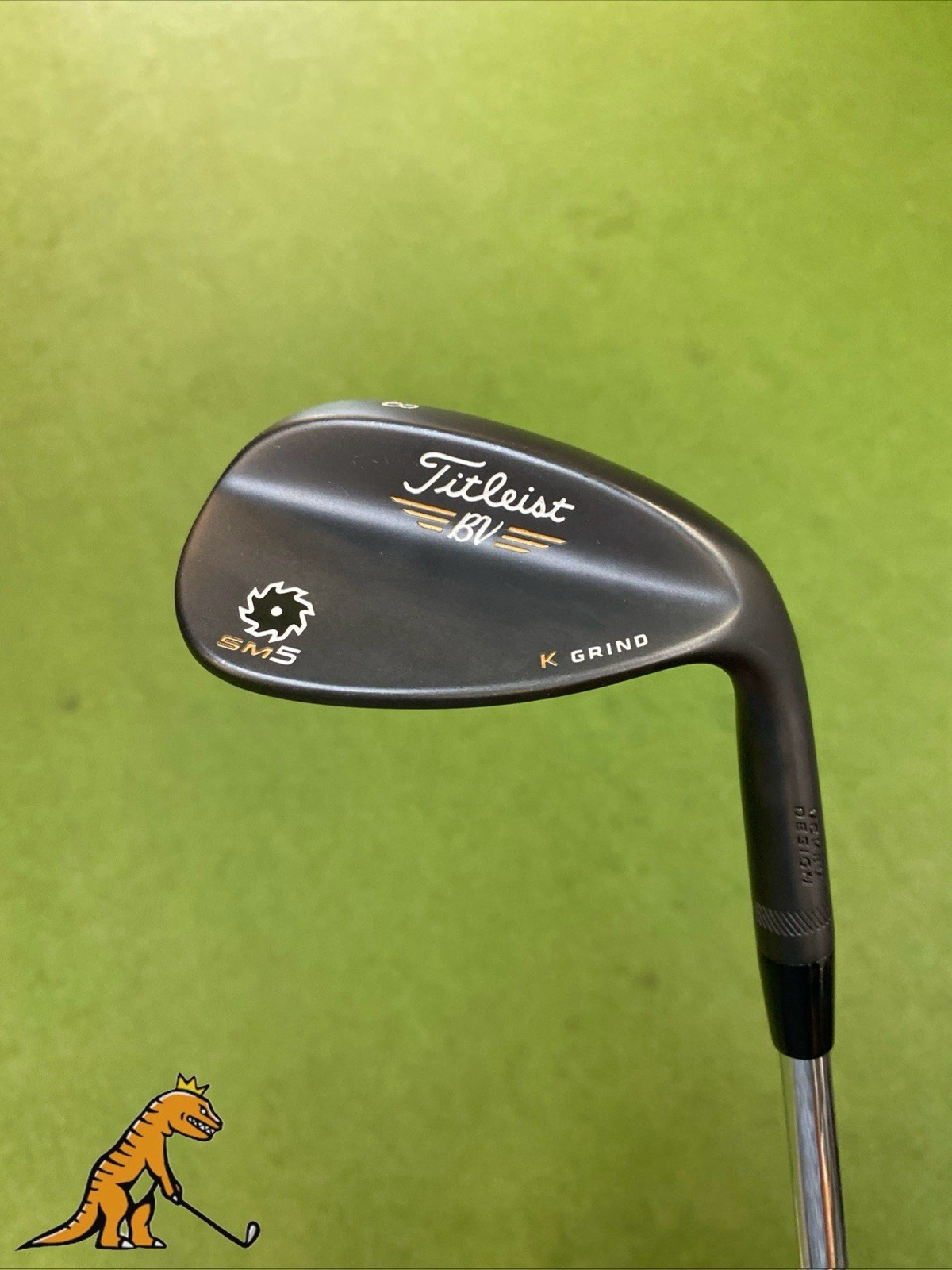 RH Titleist Vokey SM5 Jet Black 58.11* Lob Wedge Steel Wedge Flex