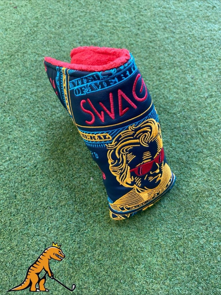 Swag Golf Almighty Dollar Andrew Jackson Blade Putter Head Cover