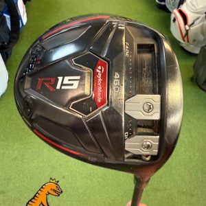 Taylormade R15 Black Driver 12° Aldila Tour Green 65g Stiff Flex Right Hand 45”