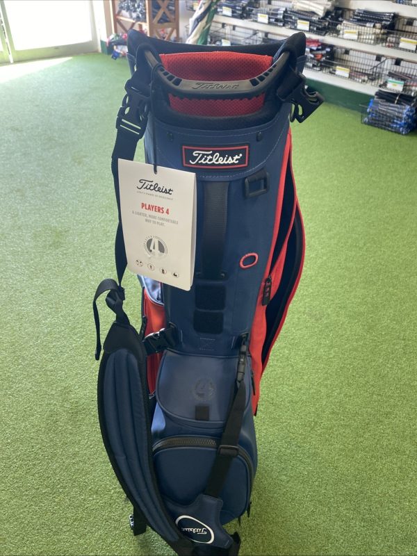 Titleist Players 4 Golf Stand Bag Red/Blue 4-Way - Image 4