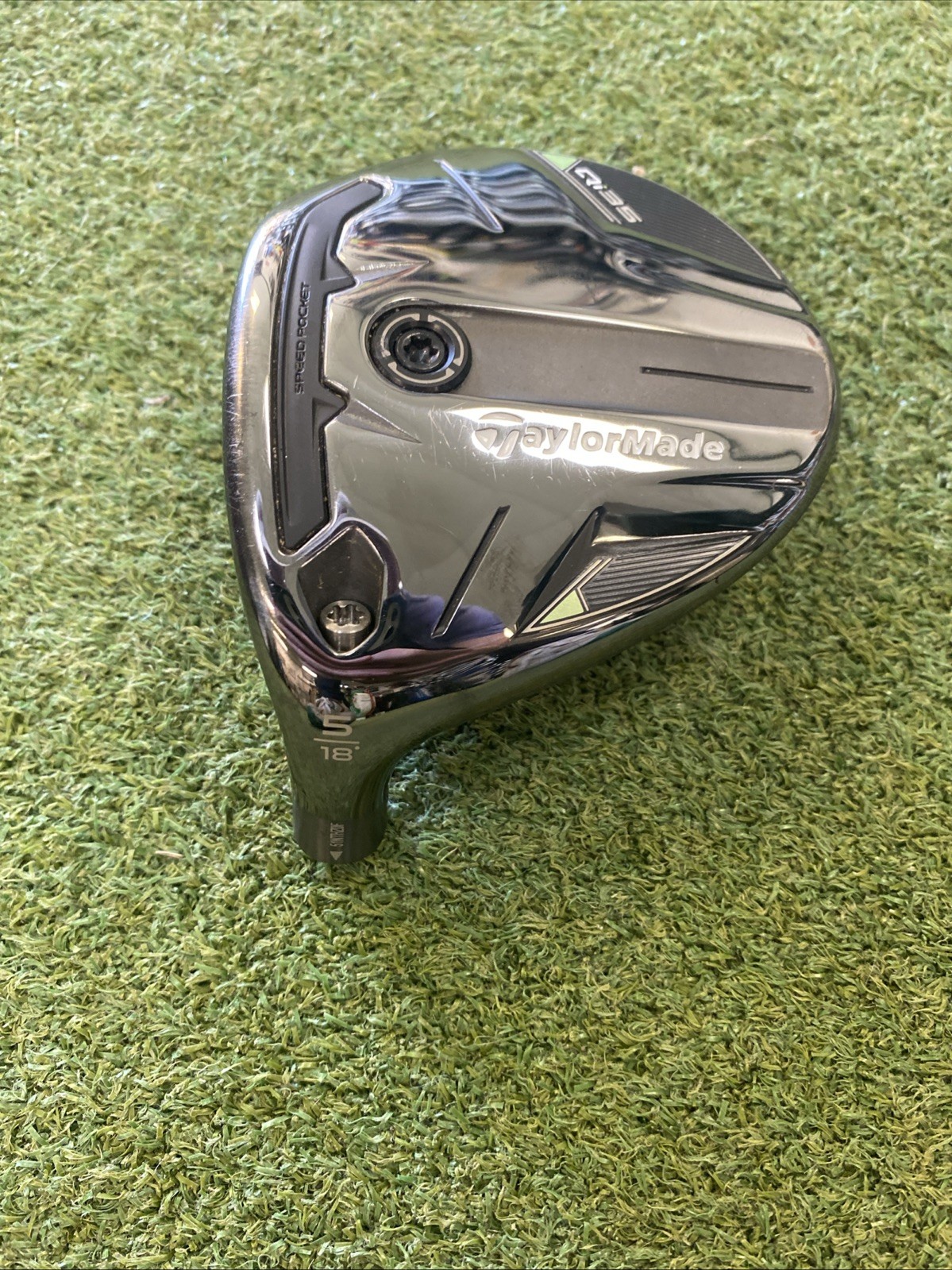 Tour Issue LH TaylorMade Qi35 18* 5-Wood Head Only - Image 3