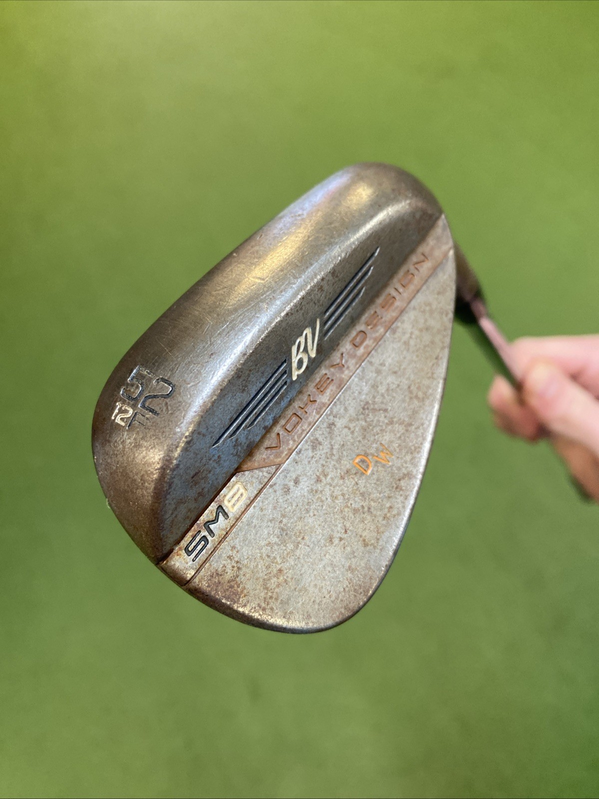 Tour Issue Titleist Vokey SM8 Raw 52.12* Gap Wedge Project X 6.5 Steel - Image 4