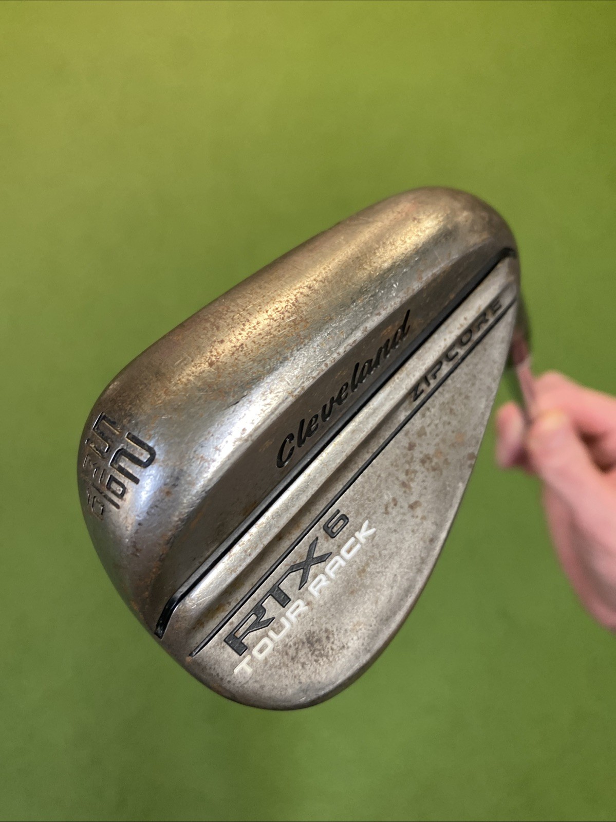 Used Cleveland RTX 6 Tour Rack Raw 52.10* Gap Wedge Dynamic Gold Tour Issue S400 - Image 3
