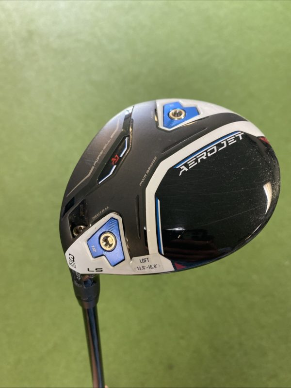 Used LH Cobra Aerojet LS 14.5* 3-Wood Fujikura Atmos Tour Spec 70g Graphite