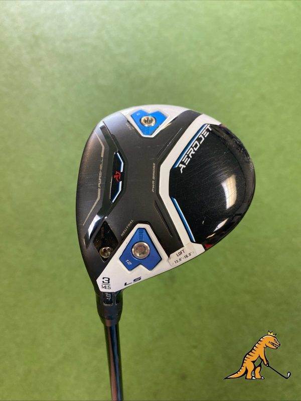 Used LH Cobra Aerojet LS 14.5* 3-Wood Fujikura Atmos Tour Spec 70g Graphite