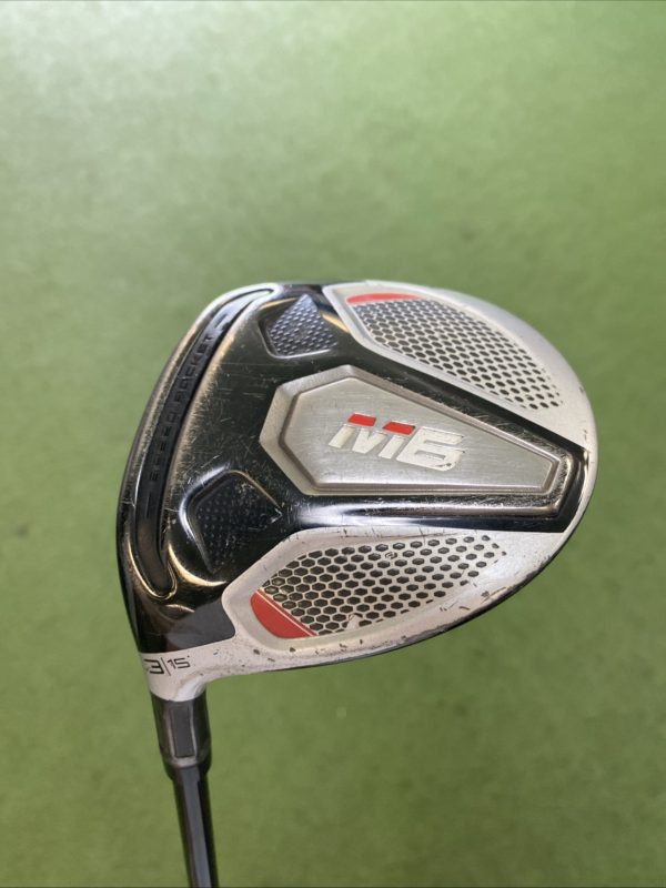 Used LH TaylorMade M6 15* 3-Wood Fujikura Atmos Stiff Flex