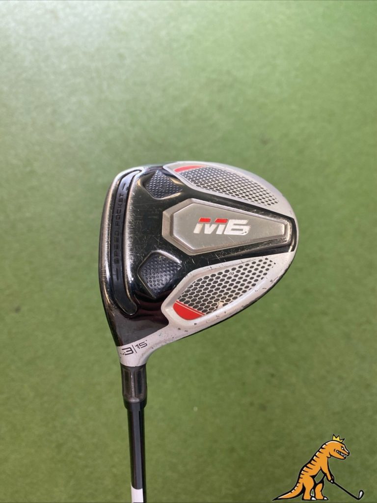 Used LH TaylorMade M6 15* 3-Wood Fujikura Atmos Stiff Flex