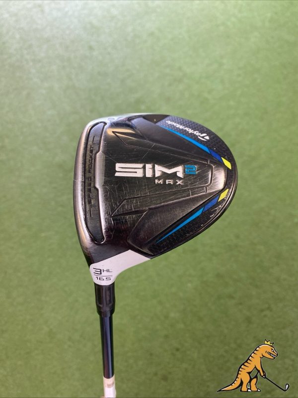 Used LH TaylorMade SIM 2 Max 16.5* HL 3-Wood Fujikura Ventus Graphite Regular